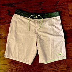 O’Neill men’s swim trunks, pink sz. 32, 8” inseam